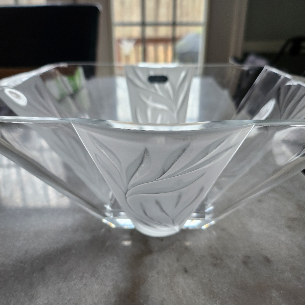 J.G Durand Crystal Bowl, Made in France Vintage